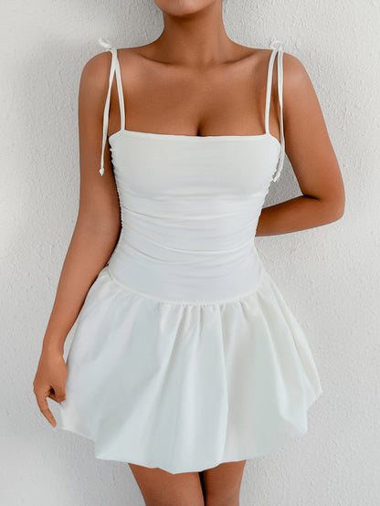 Womens Strap Tube Top Mini Dress in Slim Fit | noémi