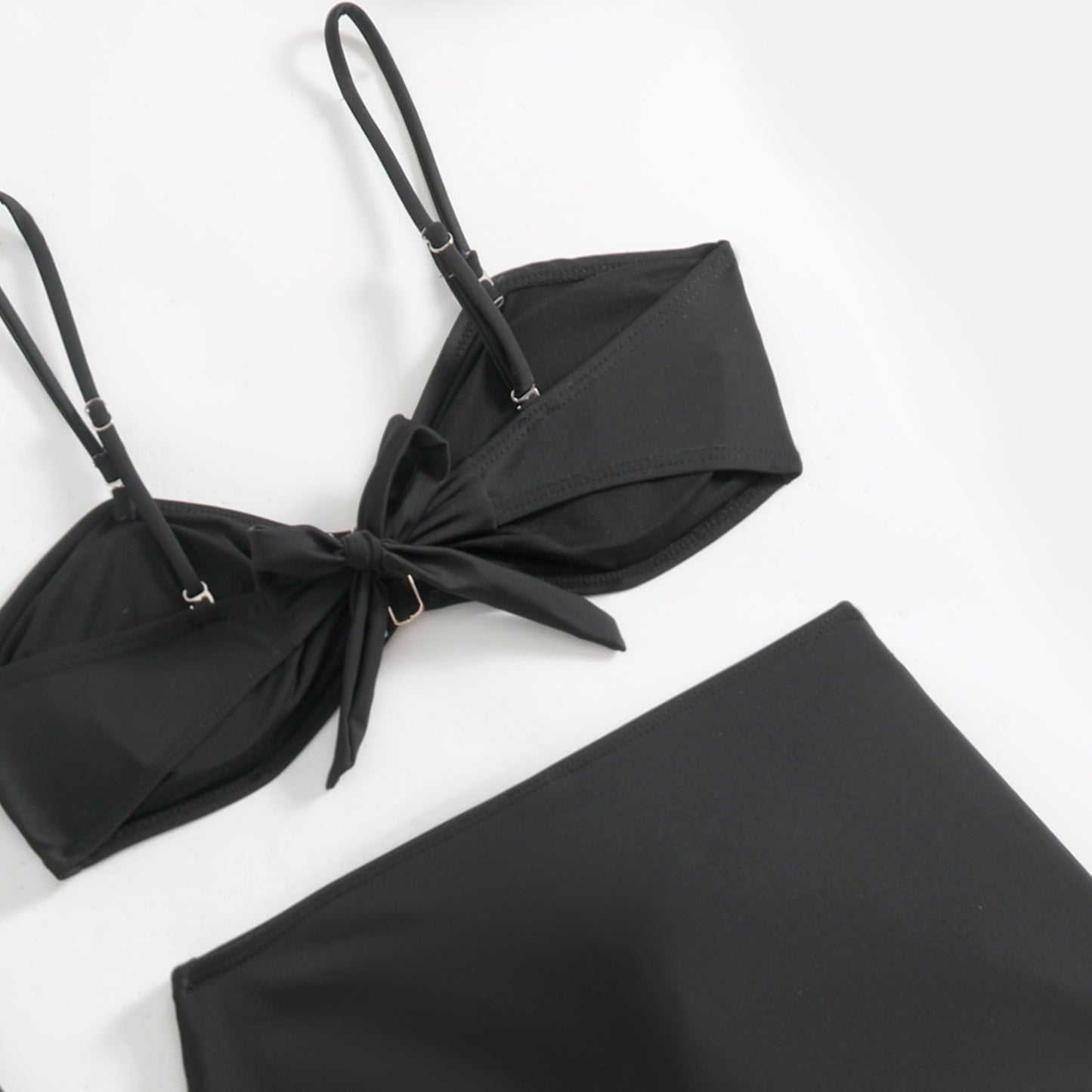 Womens Three Piece Set | Tube Top High Waist Shorts Mesh Maxi Cover Up | noémi