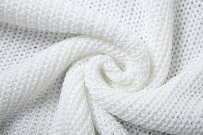 Womens Halter Backless Knitted Dress | Low Cut with Hollow Out Cutout Design | noémi