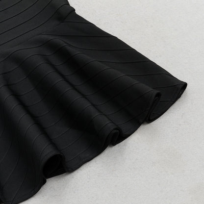 Hollow Stitch Fishtail Bandage Dress With Straps | noémi