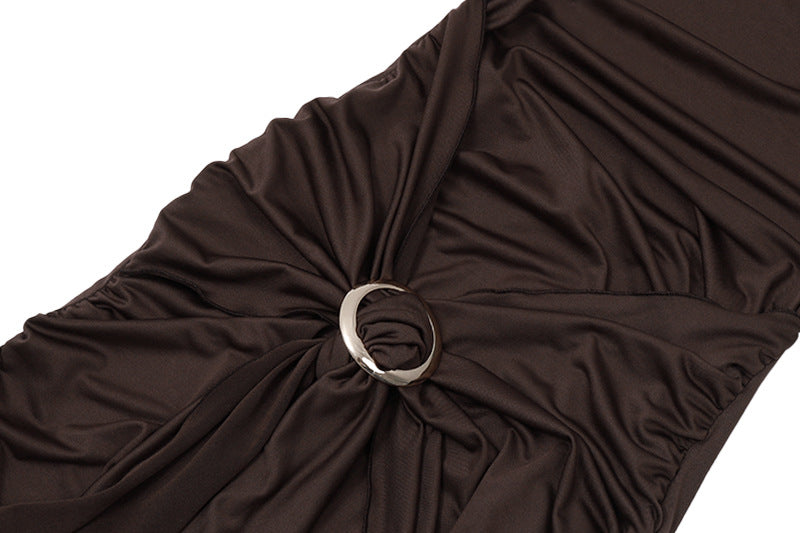 Backless Deep V Plunge Strap Dress for Women | noémi