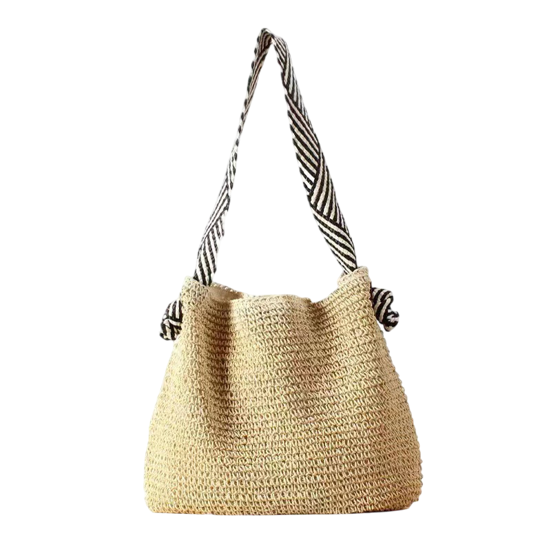 Striped Handle Creamy-white