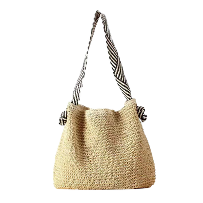 Striped Handle Creamy-white