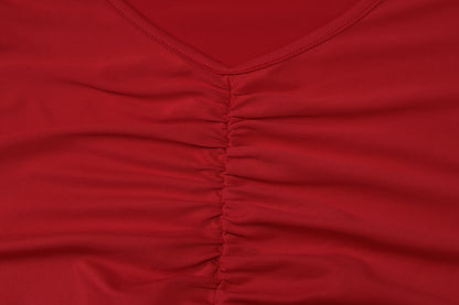 Backless One Shoulder Pleated Mini Dress | Twist Detail, Hip Hugging Fit | noémi