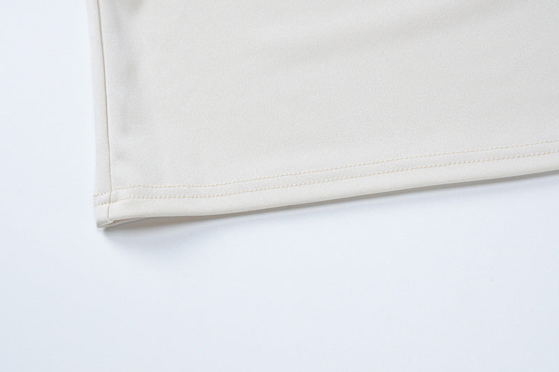 Womens One Shoulder Slit Dress in Slim Fit Silhouette | noémi