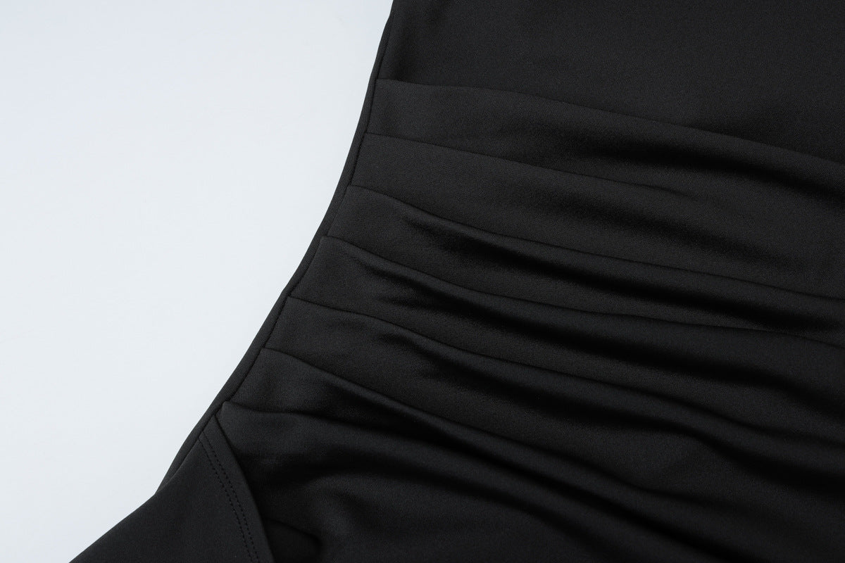 Strappy Backless Maxi Dress with High Slit | noémi