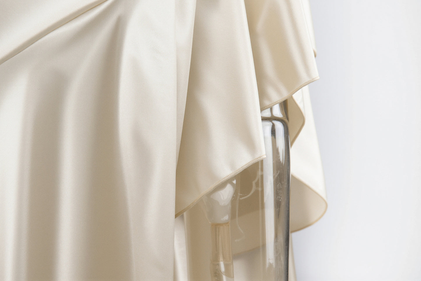 Womens Satin High Slit Formal Dress | Sleeveless Backless Spaghetti Strap Gown, Slim Fit | noémi