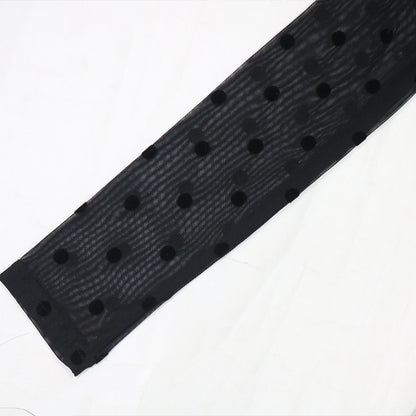 Mesh Long Sleeve Patchwork Dress | Slim Fit, Waist Enhancing, High Slit Formal Gown for Women | noémi