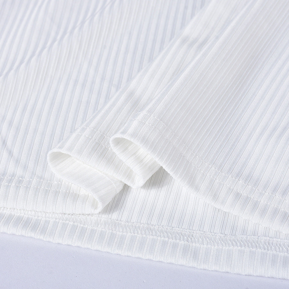 Womens Two Piece Set | Strapless Tank Top Mini Skirt with Stylish Rope Detail | noémi