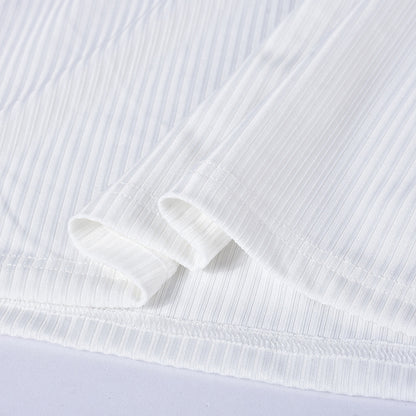 Womens Two Piece Set | Strapless Tank Top Mini Skirt with Stylish Rope Detail | noémi