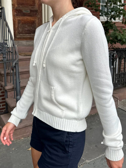 Woolen Long Sleeve Hoodie Coat for Women | noémi