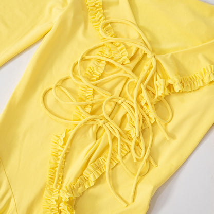 Womens Lace Trim Off Shoulder Dress with Sweetheart Neckline | noémi