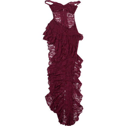 Lace Cutout Tube Dress | Slim Fit Hem | noémi