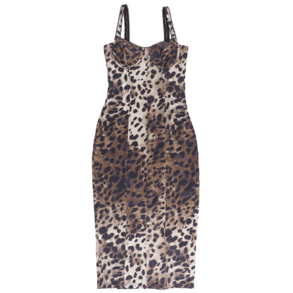 Bodycon Leopard Midi Dress | Untamed Glamour | noémi