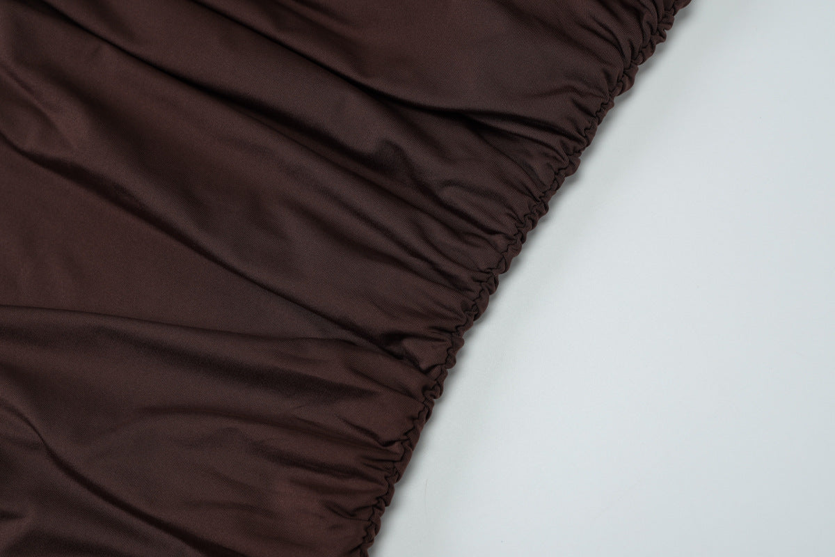 Womens Backless Slim Fit Dress with Side Slit | noémi