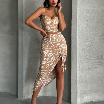 Floral Two Piece Set | Camisole Midi Skirt | noémi