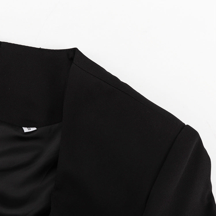 Women's Two Piece Set | Square Collar Cardigan & Package Hip Skirt |  Long Sleeve Outfit | noémi