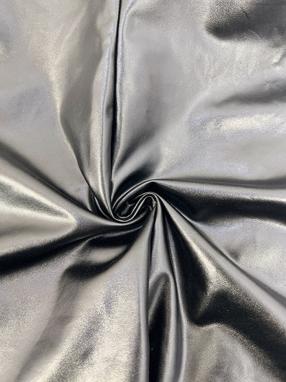 Womens Faux Leather Sleeveless Sheath Dress with Stand Collar Lace Up Waist | noémi