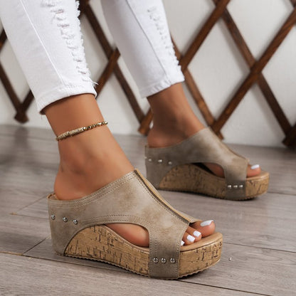 Women’s Wedge Sandals | Thick Cork Platform | noémi