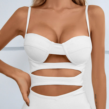 Slim Fit One Step Bandage Dress with Structured Silhouette | noémi