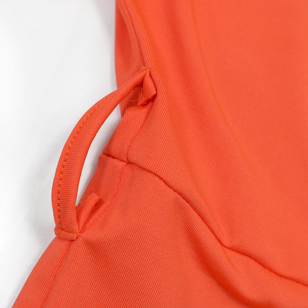 Deep V Lace Up Dress | Loose Sleeves Design for Women | noémi