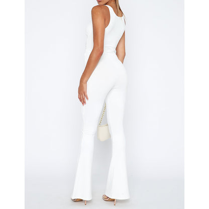 Cutout Twist One Piece Bell Bottom Jumpsuit | noémi