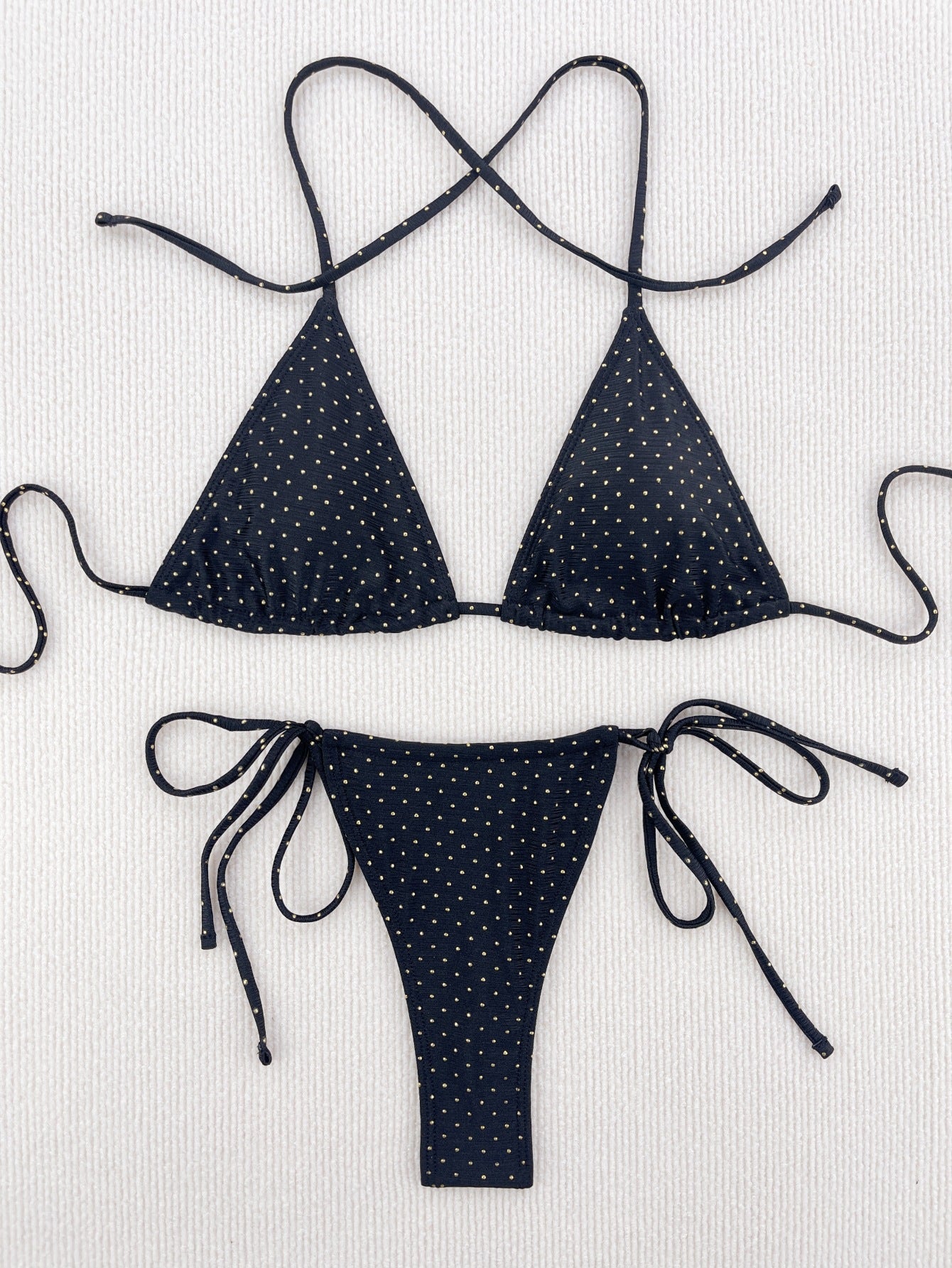 Triangle Drawstring Bikini with Adjustable Fit for Women | noémi