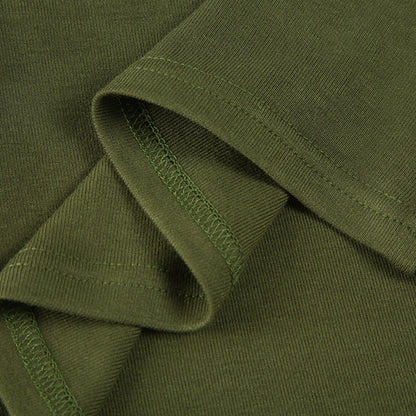 Olive Green Asymmetrical Spaghetti Strap Top | Cutout Detail | noémi