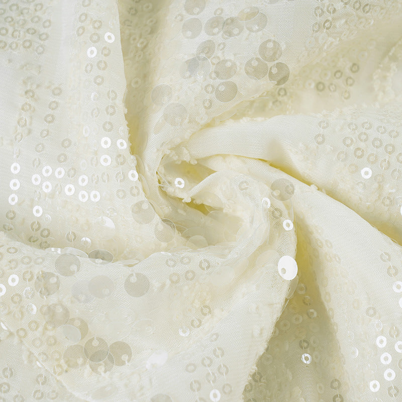 Womens Dress with Sequins Swing Collar and Pleated Hem | noémi