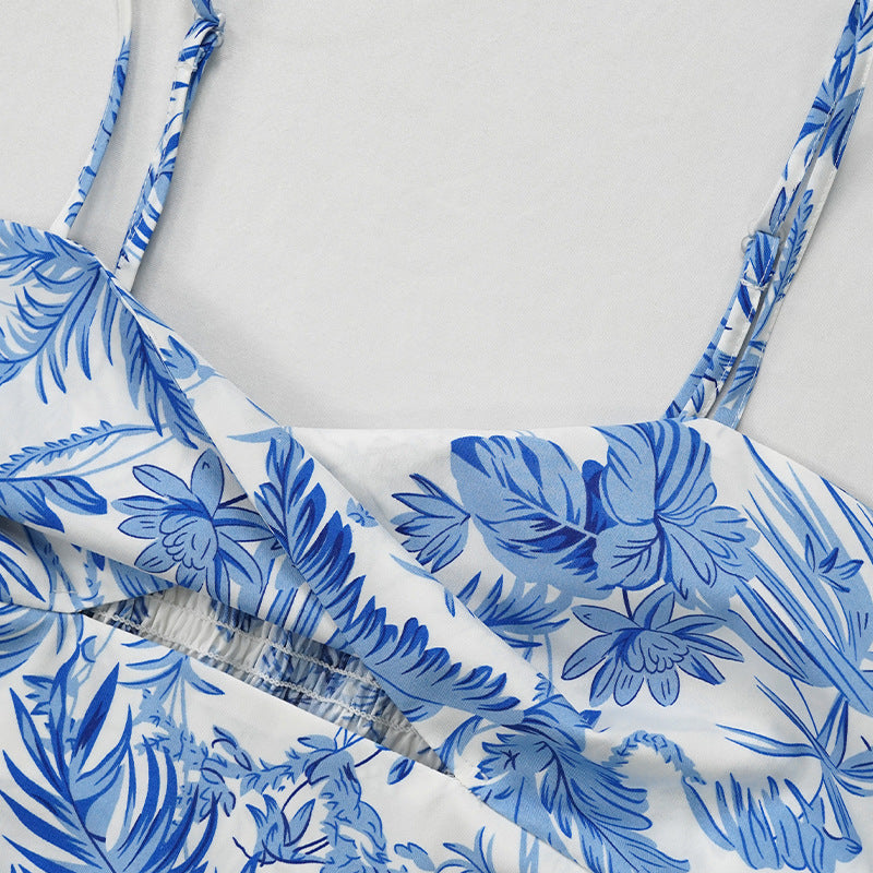 Backless Tube Top Flowy Maxi Skirt Set | Two Piece Outfit | noémi