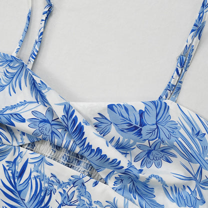 Backless Tube Top Flowy Maxi Skirt Set | Two Piece Outfit | noémi