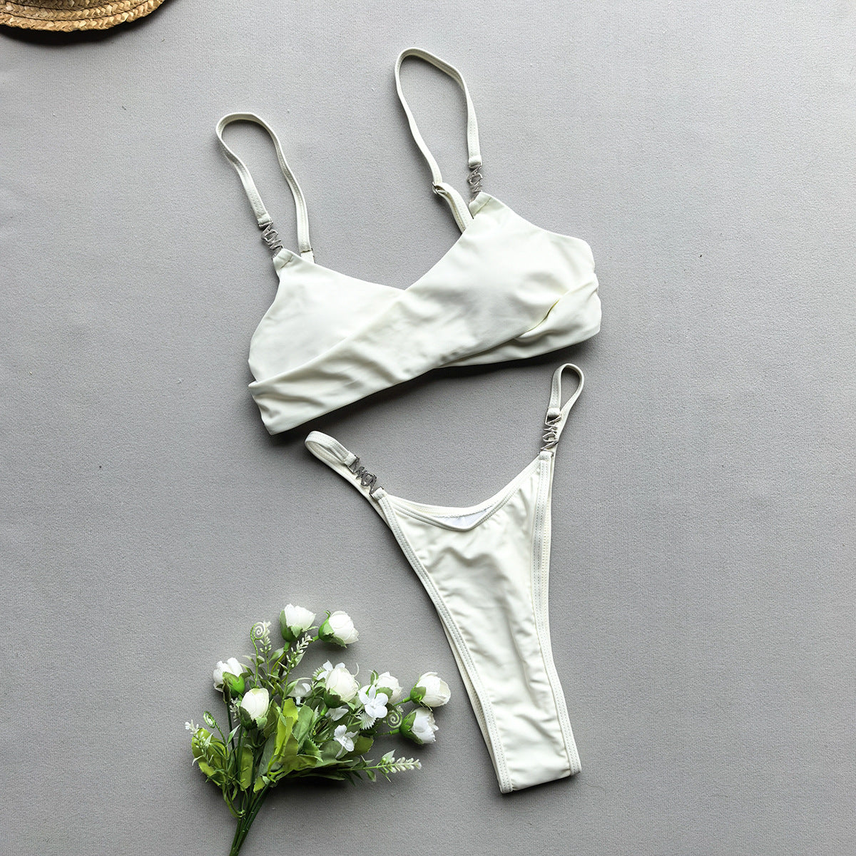 Solid Color Split Bikini Set for Women Swimsuit | noémi