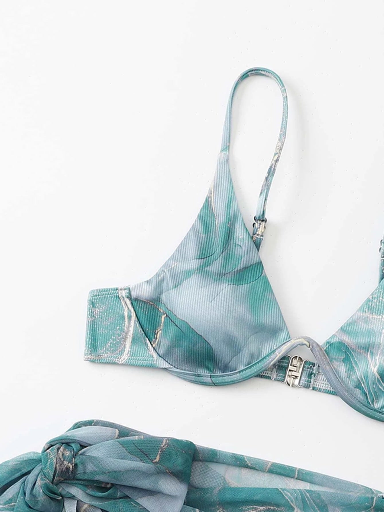 Women’s 3 Piece Printed Tie Dye Bikini Set | noémi