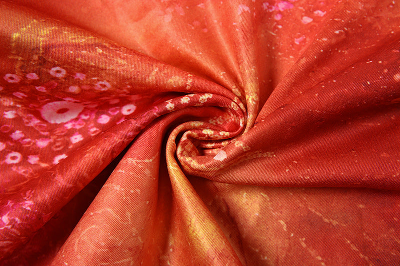 Printed Halter Mini Dress with Beaded Neckline | noémi