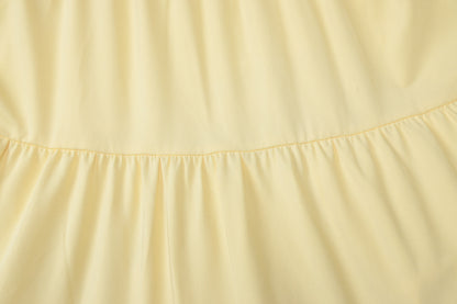 Womens One Shoulder Pleated Maxi Dress with Cutout Back and Multi Layer Design | noémi