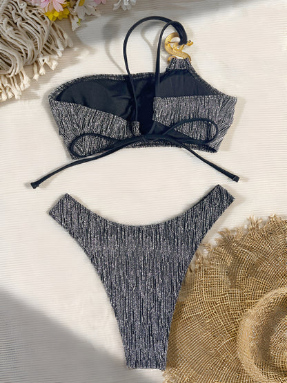 Bandage Tube Top Bikini Set with Backless Design for Women | noémi