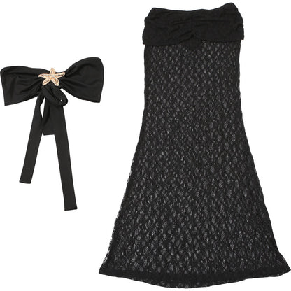 Two Piece Lace Set | Tube Top & Maxi Skirt for Women | noémi