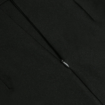 Women Tube Top Long Dress with Feather Trim and Bandage Fit | noémi