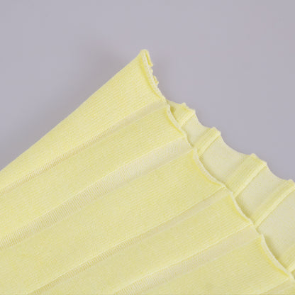 Halter Lace Up Knitted Angora Blend Dress | noémi