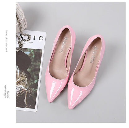Stiletto Heels | Patent Leather Pointed Toe Pumps for Women | noémi
