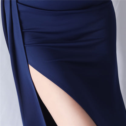 Corset Gown | Hand Beaded Sculpted Waist Boning Detail | noémi