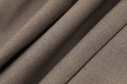 Strapless Belted Pleated Mini Dress | Taupe Dress | noémi