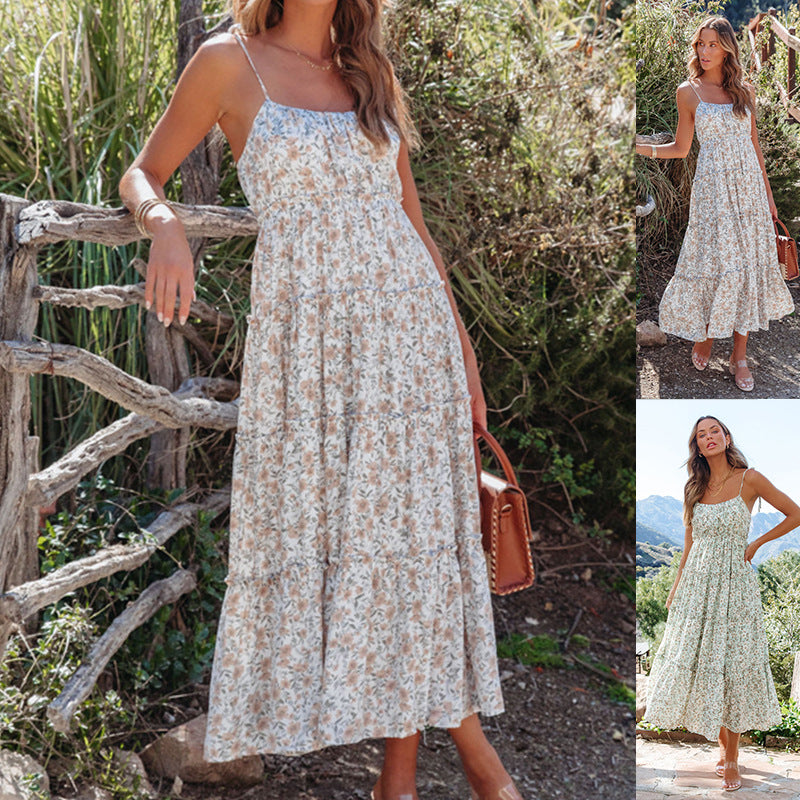 Womens Floral Strap Dress | noémi