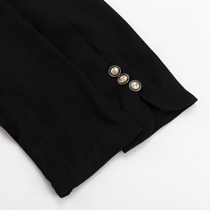 Women's Two Piece Set | Square Collar Cardigan & Package Hip Skirt |  Long Sleeve Outfit | noémi