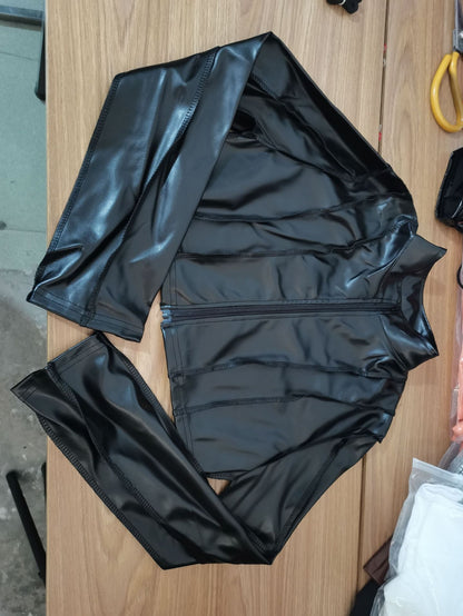 Hipster Ultra Short Leather Coat for Women | noémi