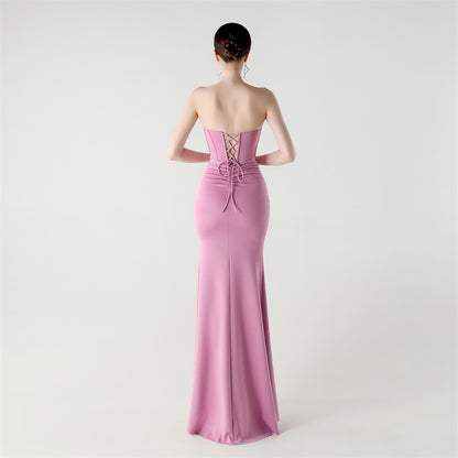 Strapless Corset Dress | Heart Neckline & Cutout | noémi