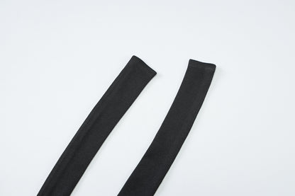 Women’s Two Piece Summer Set | Lace Halterneck Crop Top & Tiered Maxi Skirt | noémi