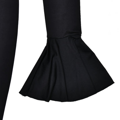 Bell Sleeve Bodycon Dress | Single Breasted Side Slit | noémi