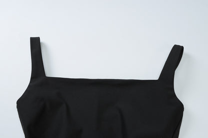 Strappy Backless Maxi Dress with High Slit | noémi