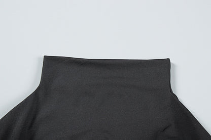 Womens Midi Dress | Slim Fit, Pleated Detail, Round Neck | noémi